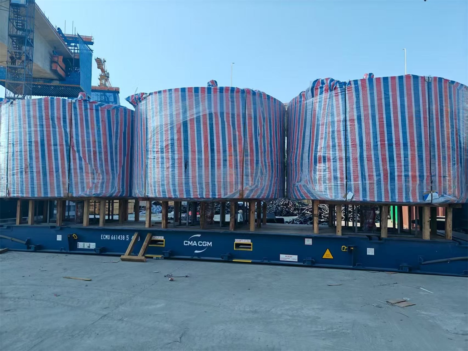 Andy Marine'nin yeni demirleme şamandıraları parti başarıyla gönderildi
